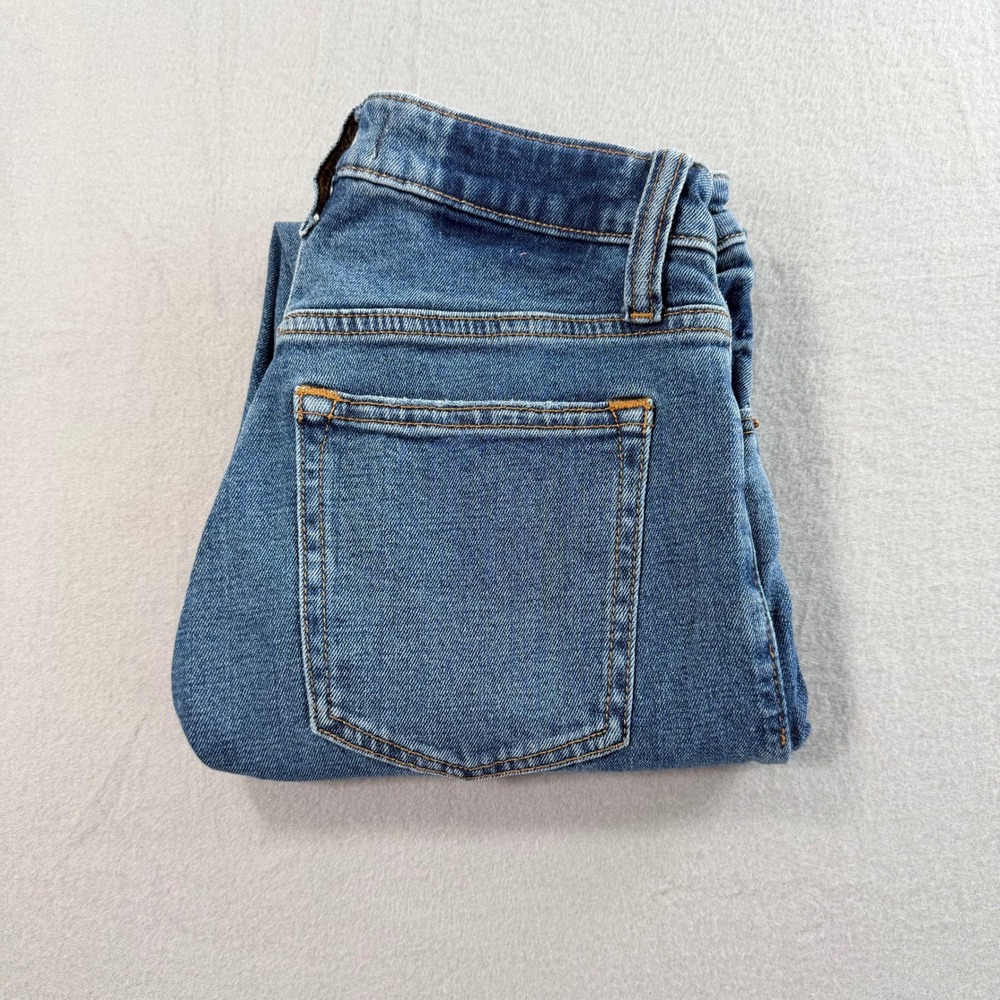 Abercrombie & Fitch Curve Love High Rise Skinny Jeans Women 26/2R Blue Grunge - Picture 8 of 8